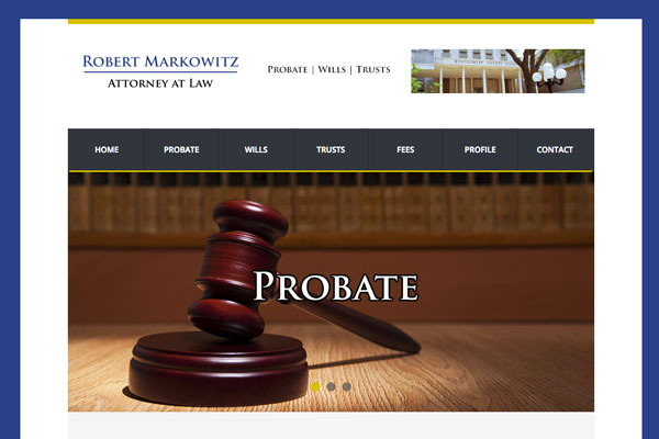 Markowitz Law web design