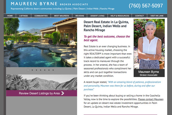 Maureen Byrne web design