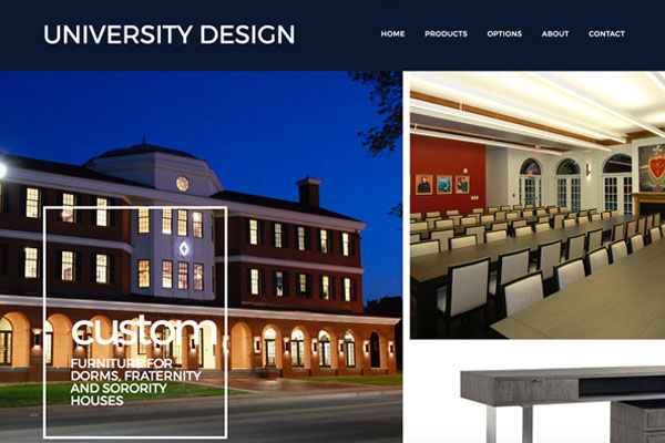 University Design web design